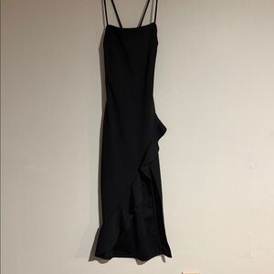Windsor Black Asymmetrical Dress